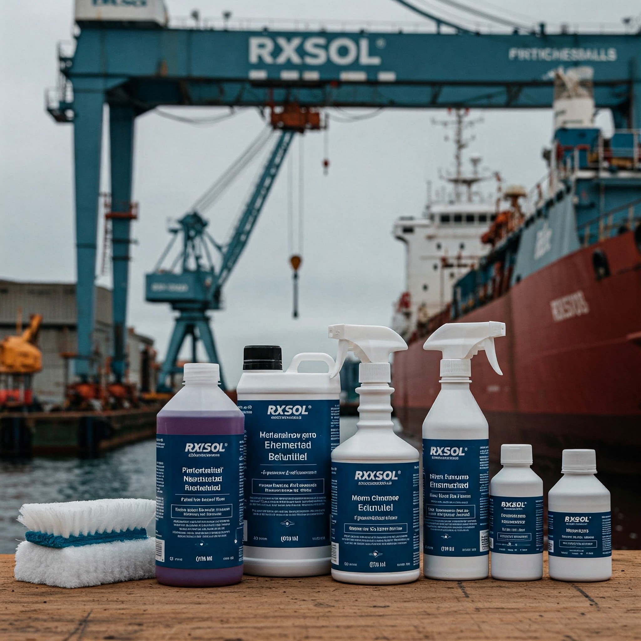 Personal Care Marine Chemicals products for Ship Chandlers